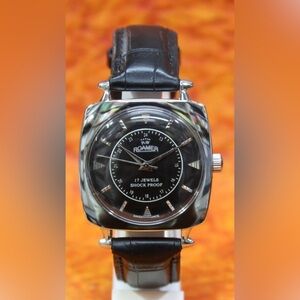 RARE Vintage Roamer Watch Black Face